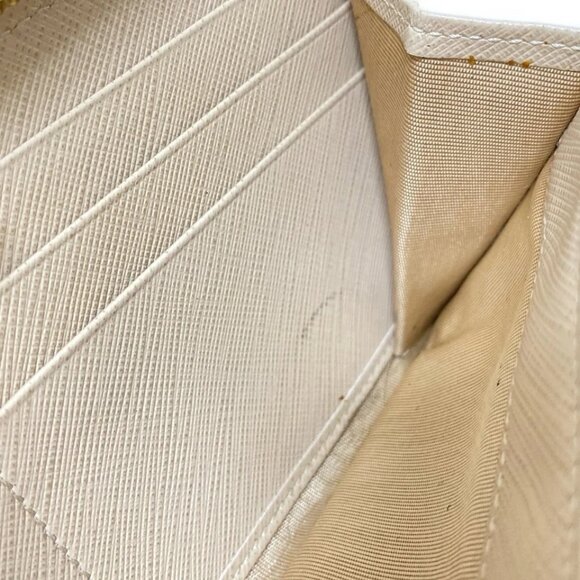 Salvatore Ferragamo Gancini - Beige Leather Long Wallet 105-073025 - Picture 10 of 11